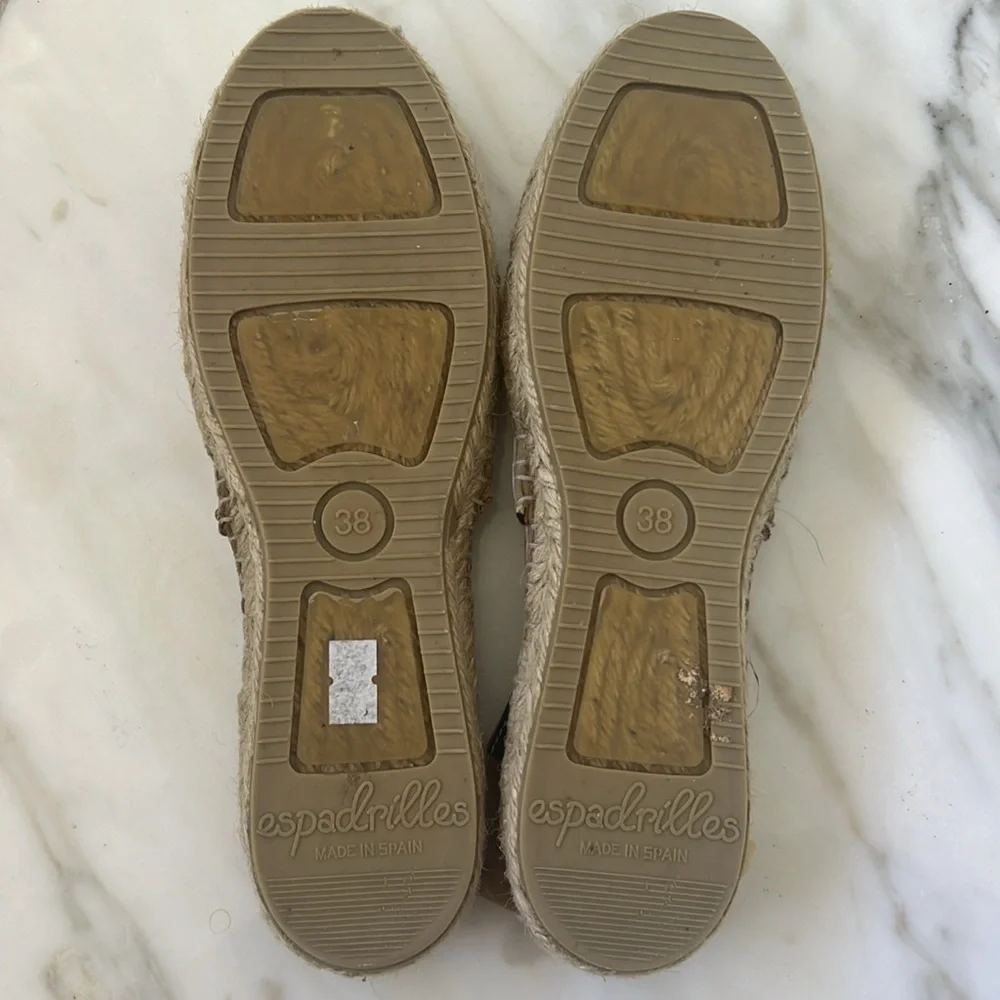 Gaimo‎ sequin and suede espadrilles